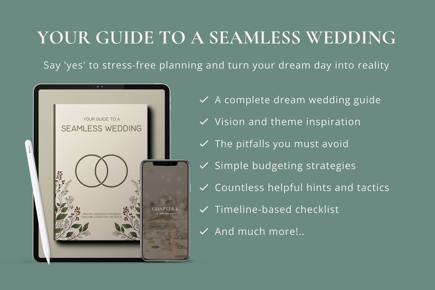 Seamless wedding planning e-book description