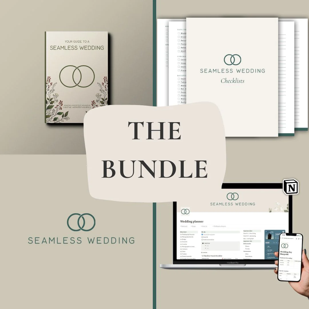 Seamless wedding planning bundle 